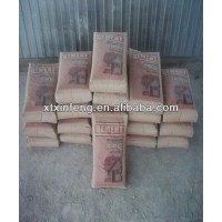 China supplier 2014 new brand brown kraft paper bag for packing cattle feed cement 50kg/25kg